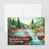 Strawberry Park Hot Springs VS Briefkaart (Voorkant / Achterkant)
