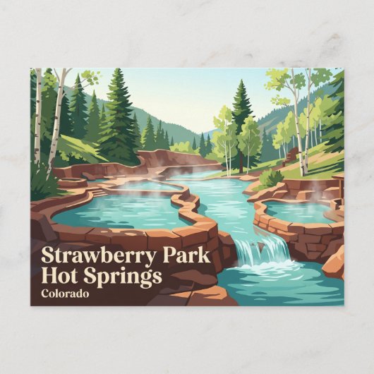 Strawberry Park Hot Springs VS Briefkaart (Voorkant)