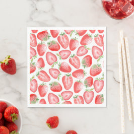 Strawberry Party Napkins | Aardbei Birthday Servet