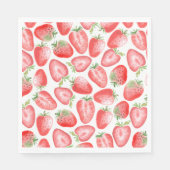 Strawberry Party Napkins | Aardbei Birthday Servet (Voorkant)