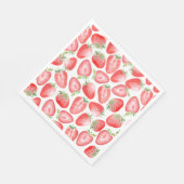 Strawberry Party Napkins | Aardbei Birthday Servet (Hoek)