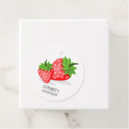 Strawberry Patch Bedankjes Labels