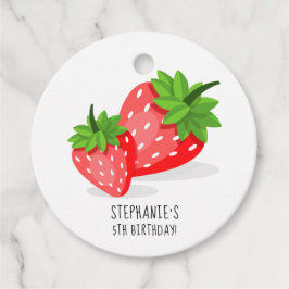 Strawberry Patch Bedankjes Labels