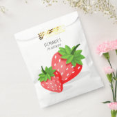 Strawberry Patch Bedankzakje (Gezegeld)