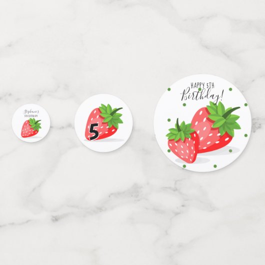 Strawberry Patch Confetti (Achterkanten)