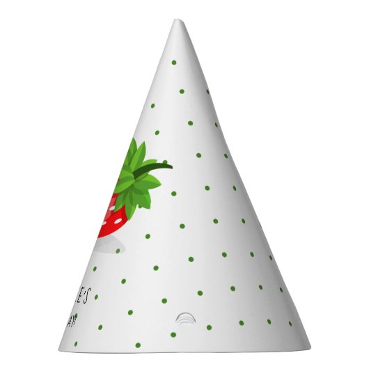 Strawberry Patch Feesthoedjes (Rechts)