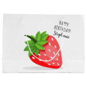 Strawberry Patch Groot Cadeauzakje (Achterkant)