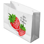 Strawberry Patch Groot Cadeauzakje (Voorkant Gekanteld)