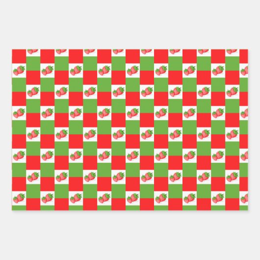 Strawberry Patch Inpakpapier Vel (Voorkant 2)