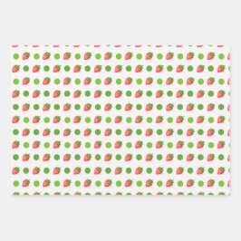 Strawberry Patch Inpakpapier Vel