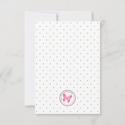 Strawberry Patch Kaart (Achterkant)