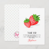 Strawberry Patch Kaart (Voorkant / Achterkant)