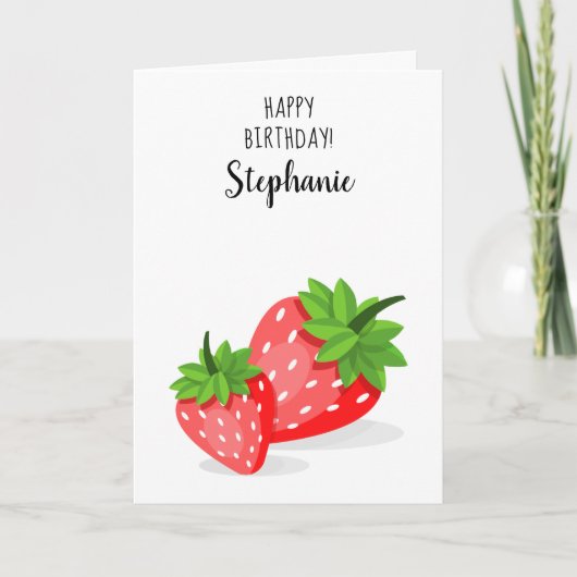 Strawberry Patch Kaart (Voorkant)