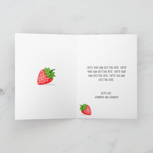 Strawberry Patch Kaart (Binnen)