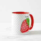 Strawberry Patch Koffie Mok (Voorkant rechts)