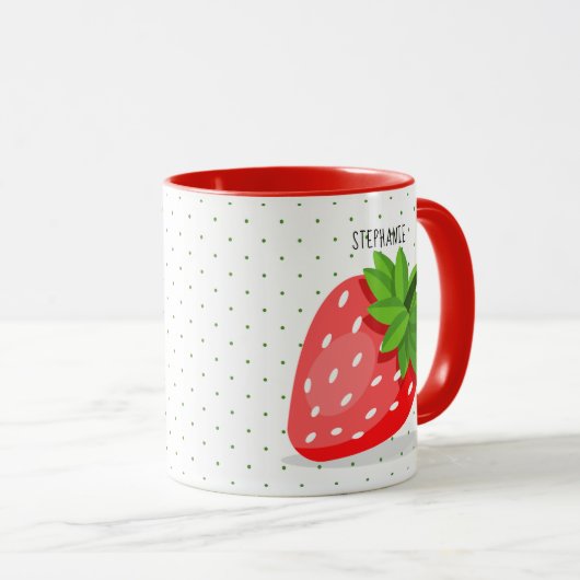 Strawberry Patch Koffie Mok (Voorkant rechts)