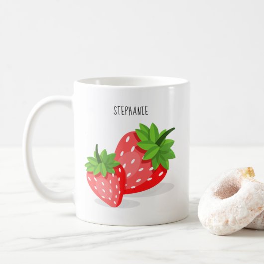 Strawberry Patch Koffiemok (Met donut)