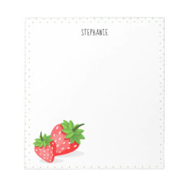 Strawberry Patch Notitieblok