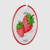 Strawberry Patch Ornament (voorkant)