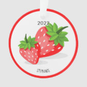 Strawberry Patch Ornament (voorkant)