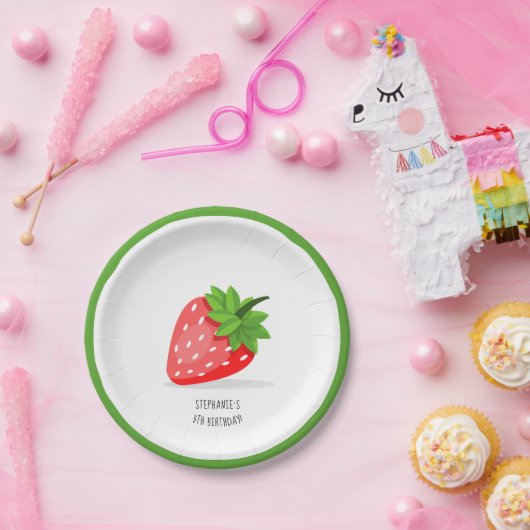 Strawberry Patch Paper Bord (Feest)