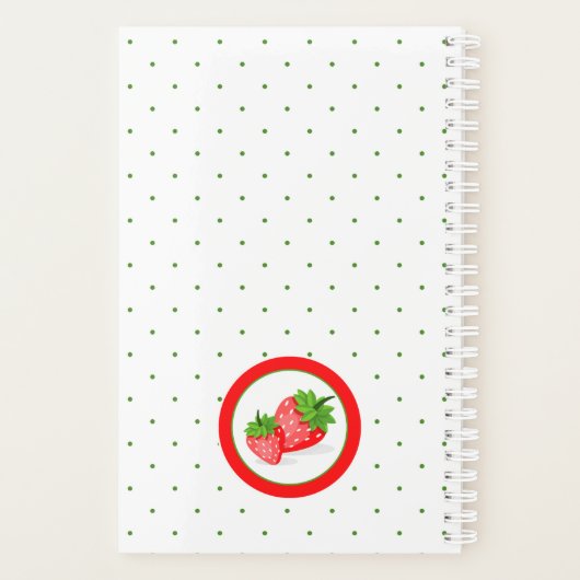 Strawberry Patch Planner (Achterkant)