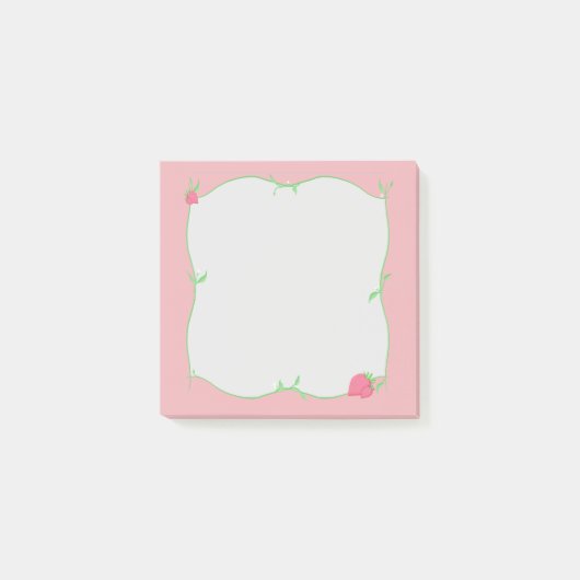 Strawberry Patch Post-it® Notes (Voorkant)
