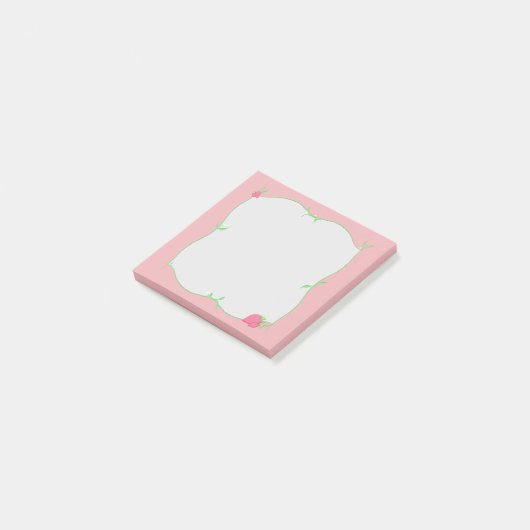 Strawberry Patch Post-it® Notes (Schuin)