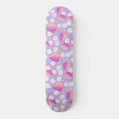 Strawberry patch psychedelic persoonlijk skateboard (Voorkant)