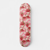 Strawberry Patch Red en roze Persoonlijk Skateboard (Voorkant)
