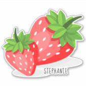 Strawberry Patch Sticker (Voorkant)