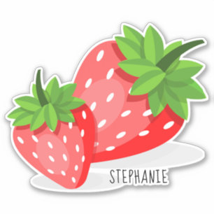 Strawberry Patch Sticker