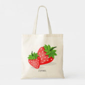 Strawberry Patch Tote Bag (Achterkant)