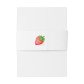 Strawberry Patch Uitnodigingen Wikkel (Achterkant Voorbeeld)