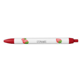 Strawberry Patch Zwarte Inkt Pen