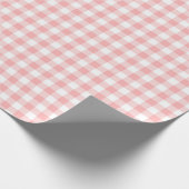 Strawberry Pattern Baby Shower Cadeaupapier (Hoek)
