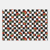 Strawberry Pattern Baby Shower  Inpakpapier Vel (Voorkant)