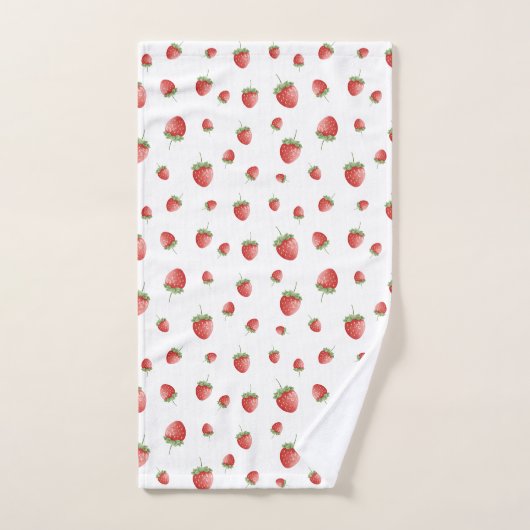 Strawberry Pattern Bad Handdoek (Handdoek)