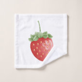 Strawberry Pattern Bad Handdoek (Wasdoekje)