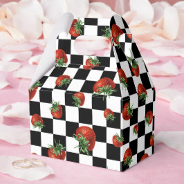 Strawberry Pattern Bedankdoosjes