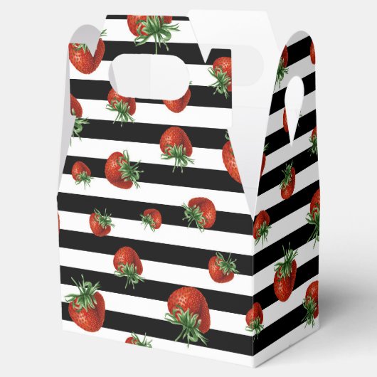 Strawberry Pattern Bedankdoosjes (Geopend)