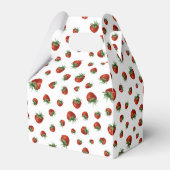 Strawberry Pattern Bedankdoosjes (Voorkant Zijde)