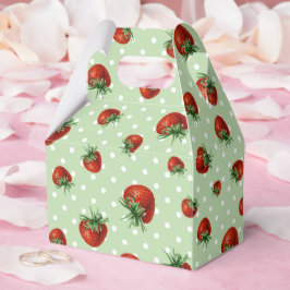 Strawberry Pattern Bedankdoosjes