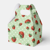 Strawberry Pattern Bedankdoosjes (Achterkant)