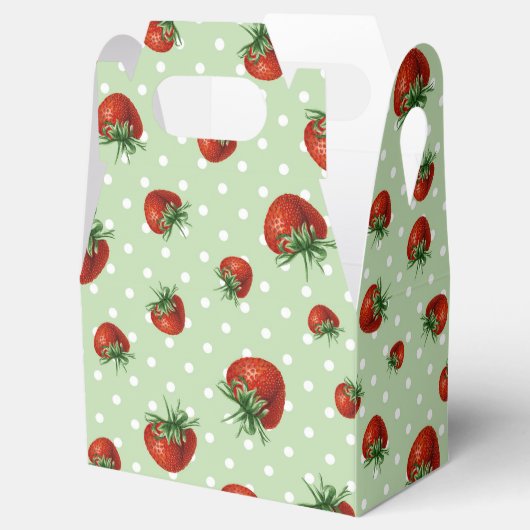 Strawberry Pattern Bedankdoosjes (Geopend)