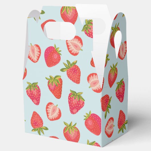 Strawberry Pattern Bedankdoosjes (Geopend)
