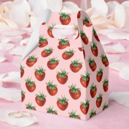 Strawberry Pattern Bedankdoosjes
