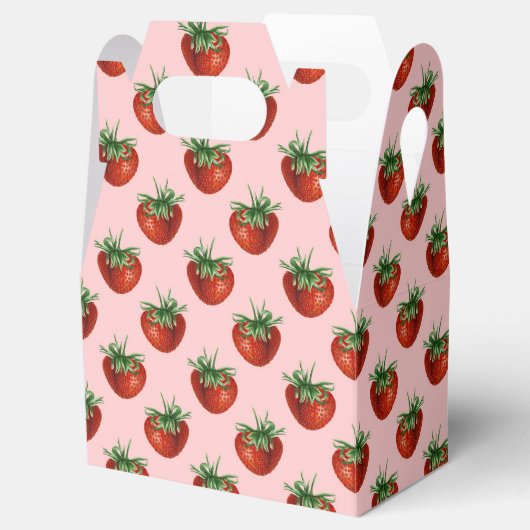 Strawberry Pattern Bedankdoosjes (Geopend)