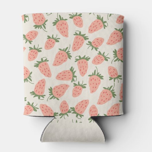 Strawberry Pattern Blikjeskoeler (Achterkant)