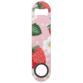 Strawberry Pattern Bottle Opener Sleutelhanger Speed Flessenopener (Voorkant)